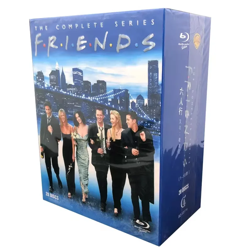 BD Blu-ray Disc High-Definition US TV Series Friends Seasons 1–10 20 Discs with Chinese Subtitles
BD Blu-ray Disc High-Definition US TV Series Friends Seasons 1–10 20 Discs with Chinese Subtitles