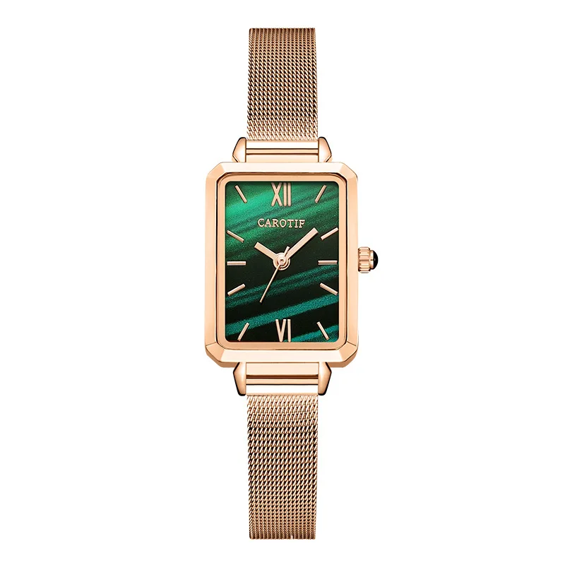 Женские маленькие зеленые часы Reloj, квадратные Кварцевые водонепроницаемые женские часы, водонепроницаемые часы
Женские маленькие зеленые часы Reloj, квадратные Кварцевые водонепроницаемые женские часы, водонепроницаемые часы