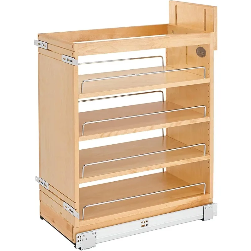 Rev-A-Shelf 11" Pull Out Storage Organizer for Base Kitchen/ Bathroom Cabinets w/ Soft-Close Full Extension Slides
Rev-A-Shelf 11" Pull Out Storage Organizer for Base Kitchen/ Bathroom Cabinets w/ Soft-Close Full Extension Slides