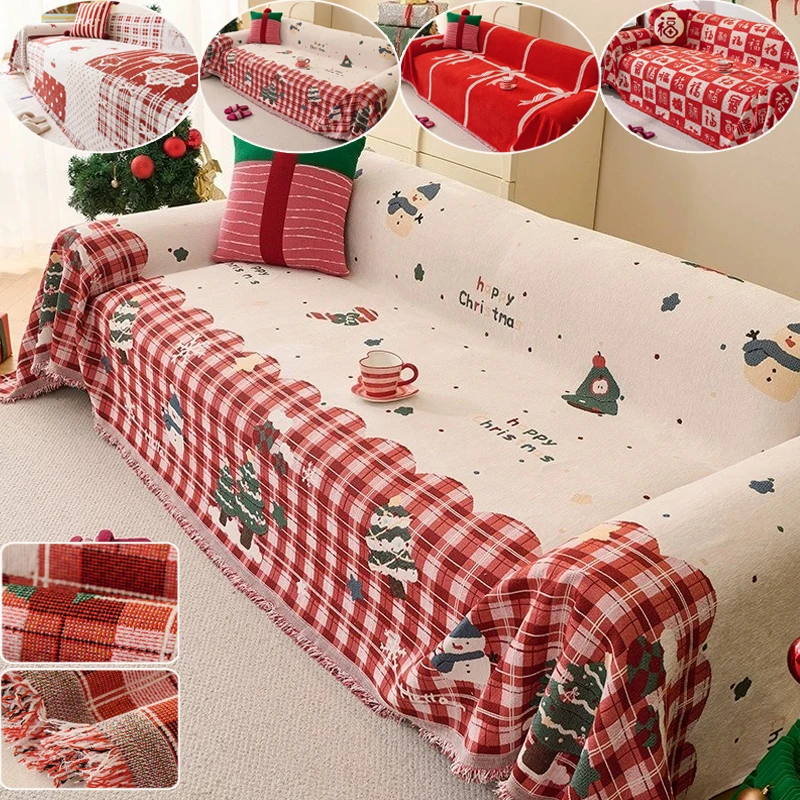 2026 New Christmas Chenille Sofa Towel Non-Slip Anti-cat Scratch Sofa Protector for Living Room Decor All Seasons Capa Para Sofá
2026 New Christmas Chenille Sofa Towel Non-Slip Anti-cat Scratch Sofa Protector for Living Room Decor All Seasons Capa Para Sofá