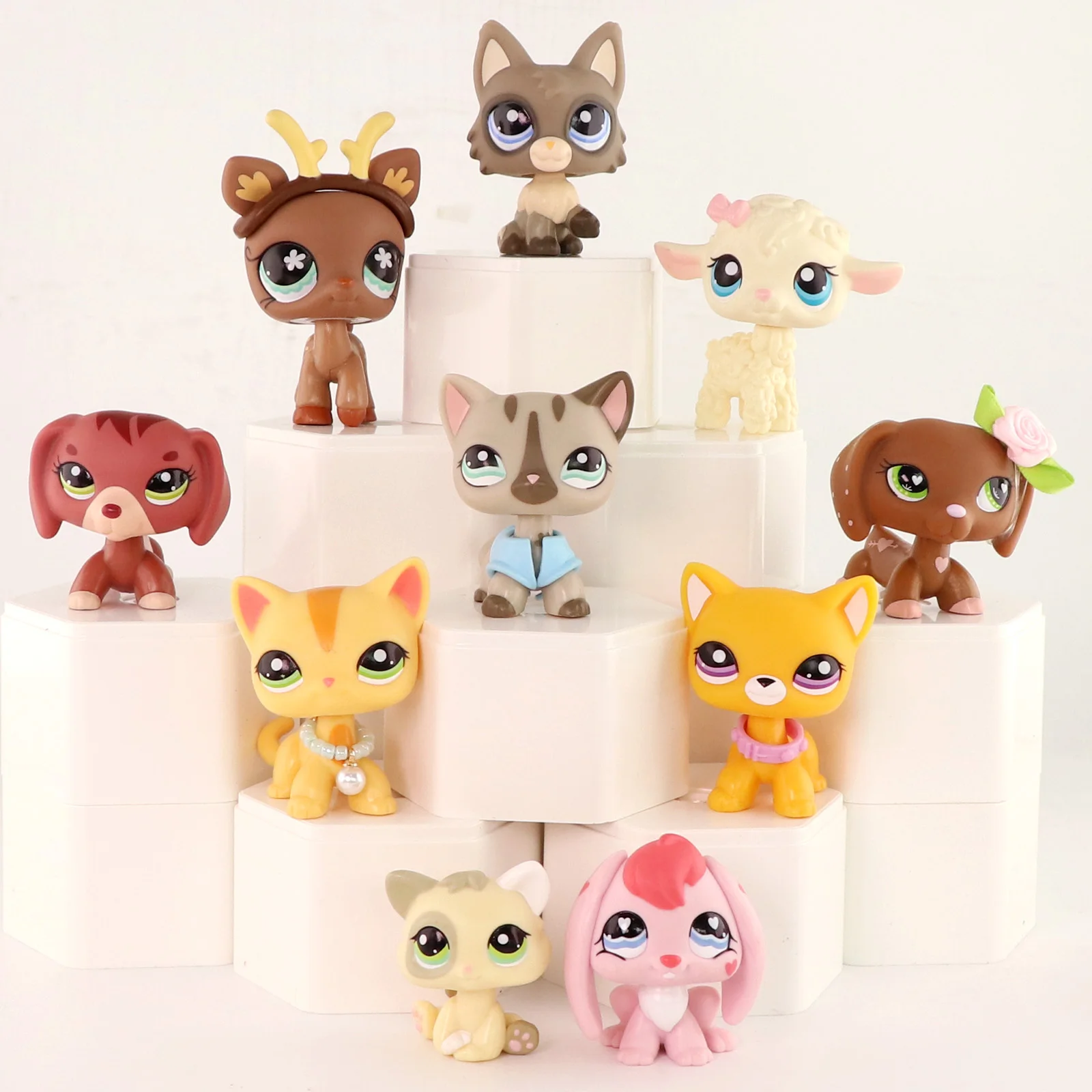 10 pcs Minilpsshop Bobble Head Toys Special Styles Deer Shorthair Cat Lamb Sheep Dachshund Wolf Cat Collector's Edition
10 pcs Minilpsshop Bobble Head Toys Special Styles Deer Shorthair Cat Lamb Sheep Dachshund Wolf Cat Collector's Edition