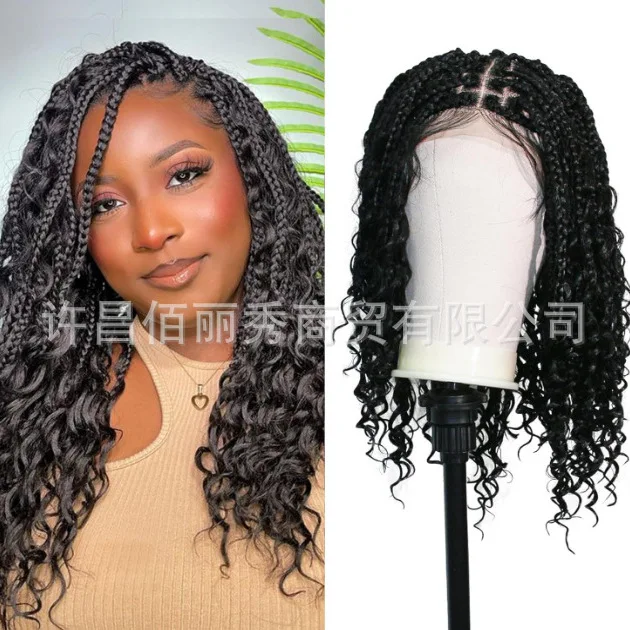 Synthetic Full Lace Braided Wig Hand-Tied Airy Three-Strand Plaits Cosplay Costume Party Glueless Fly Cap Fashion
Synthetic Full Lace Braided Wig Hand-Tied Airy Three-Strand Plaits Cosplay Costume Party Glueless Fly Cap Fashion