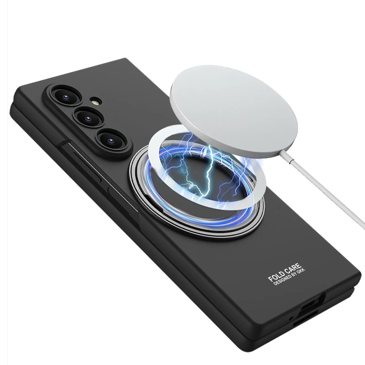 Магнитный вращающийся кронштейн, чехол для телефона с беспроводной зарядкой для Samsung Galaxy Z Fold 7 ZFold7 с полной защитной крышкой из пленки
Магнитный вращающийся кронштейн, чехол для телефона с беспроводной зарядкой для Samsung Galaxy Z Fold 7 ZFold7 с полной защитной крышкой из пленки