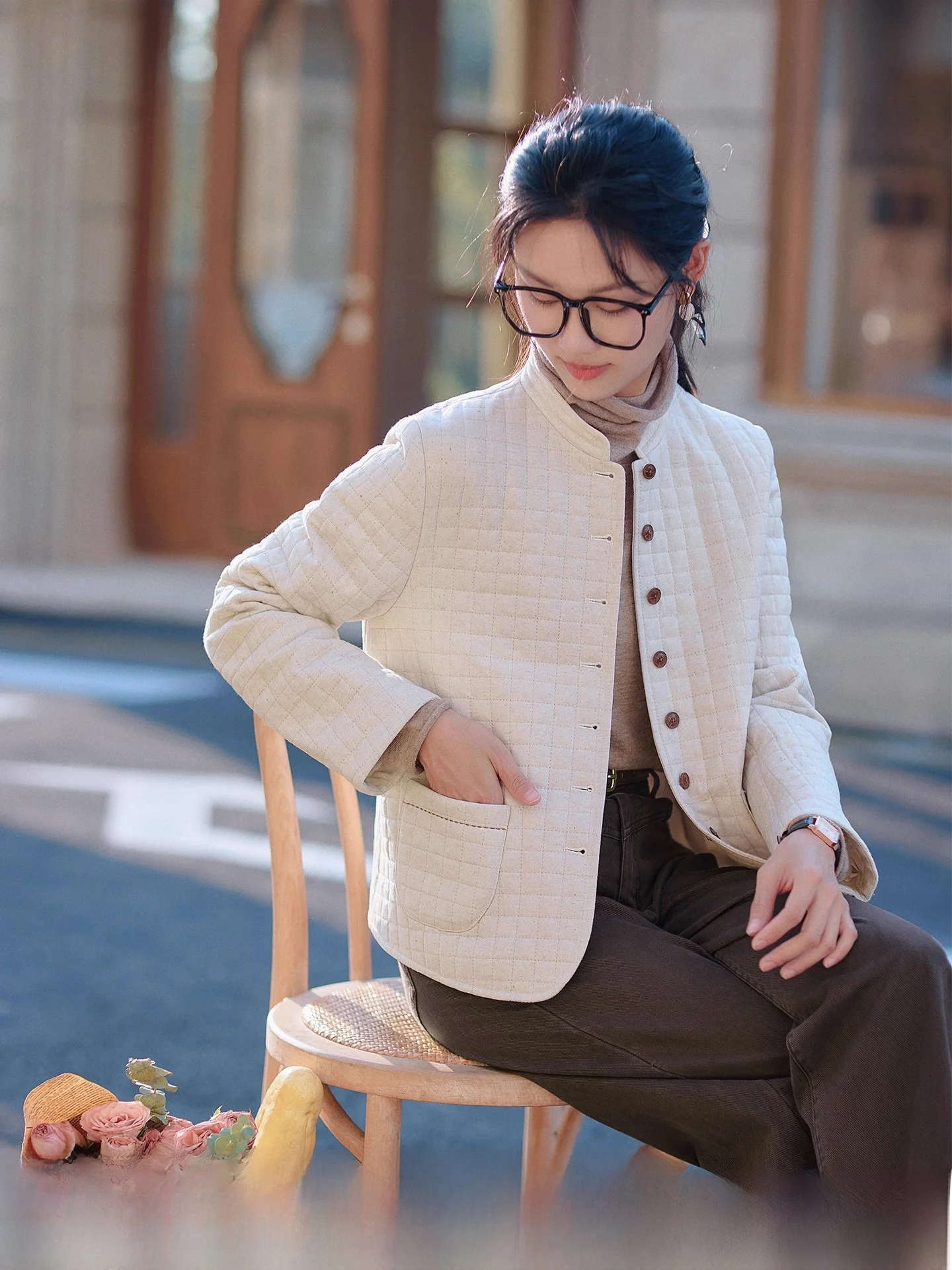 Красная клетчатая хлопковая куртка-жакет женская, осенняя новинка, свободный крой, с длинными рукавами, на пуговицах
Красная клетчатая хлопковая куртка-жакет женская, осенняя новинка, свободный крой, с длинными рукавами, на пуговицах