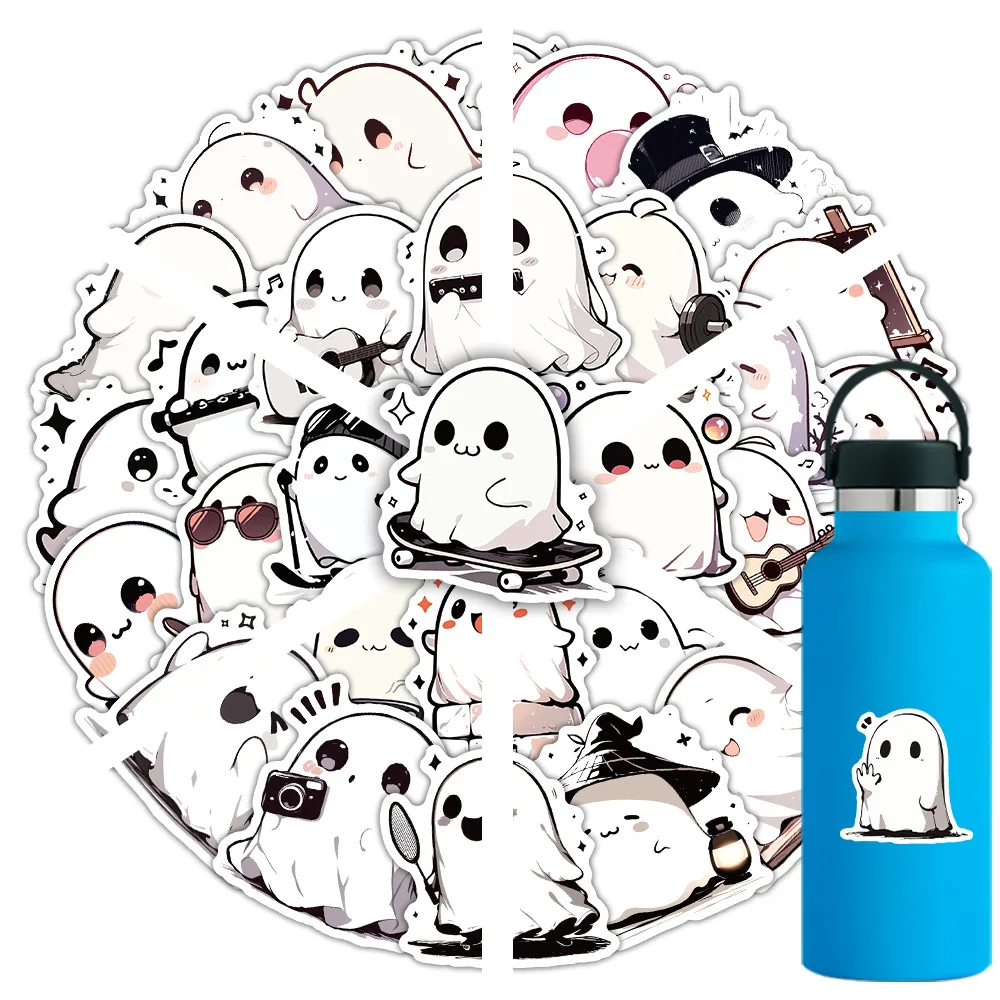 10/30/54PCS Cartoon Halloween Ghost Doodle Cartoon Stickers Personalized Creative Waterproof Decorative for Pencil Box Water Cup
10/30/54PCS Cartoon Halloween Ghost Doodle Cartoon Stickers Personalized Creative Waterproof Decorative for Pencil Box Water Cup