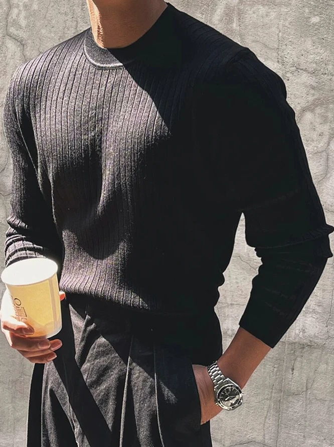 American Sle Slim Fit Long Sve Knitted Sweater Lightweight Wool Yarn Core Knitwear Men's Faion Casual Breathable
American Sle Slim Fit Long Sve Knitted Sweater Lightweight Wool Yarn Core Knitwear Men's Faion Casual Breathable
