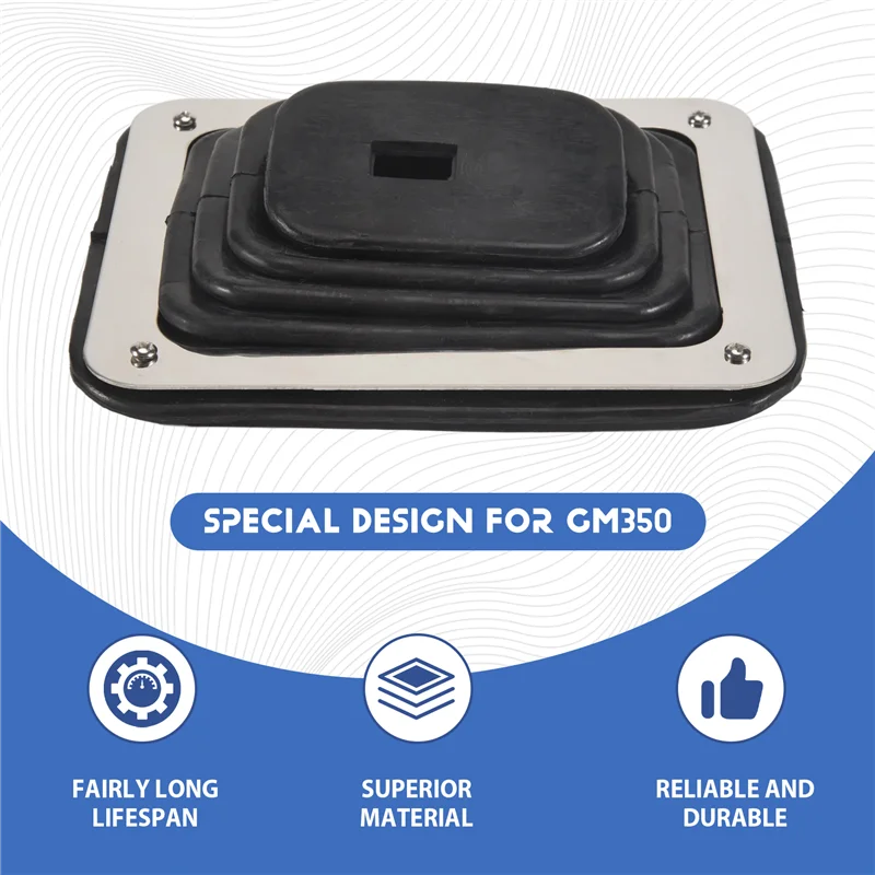 A82E-Car Shift Dust Cover Rubber Shifter Boot With Chrome Plate 5 5/8 X 6 3/4 Manual Automatic For Hurst B&M GM350
A82E-Car Shift Dust Cover Rubber Shifter Boot With Chrome Plate 5 5/8 X 6 3/4 Manual Automatic For Hurst B&M GM350