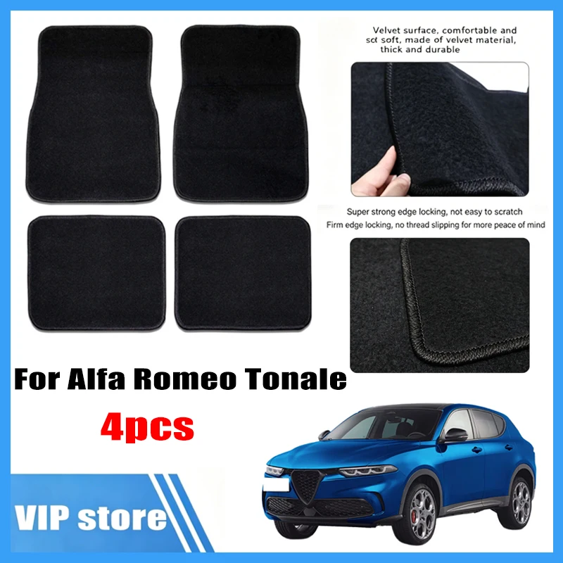 Car Floor Mats All-Weather Easy To Clean Durable Anti-Slip Interior Protection Floor Liners For Alfa Romeo Tonale Accessories
Car Floor Mats All-Weather Easy To Clean Durable Anti-Slip Interior Protection Floor Liners For Alfa Romeo Tonale Accessories