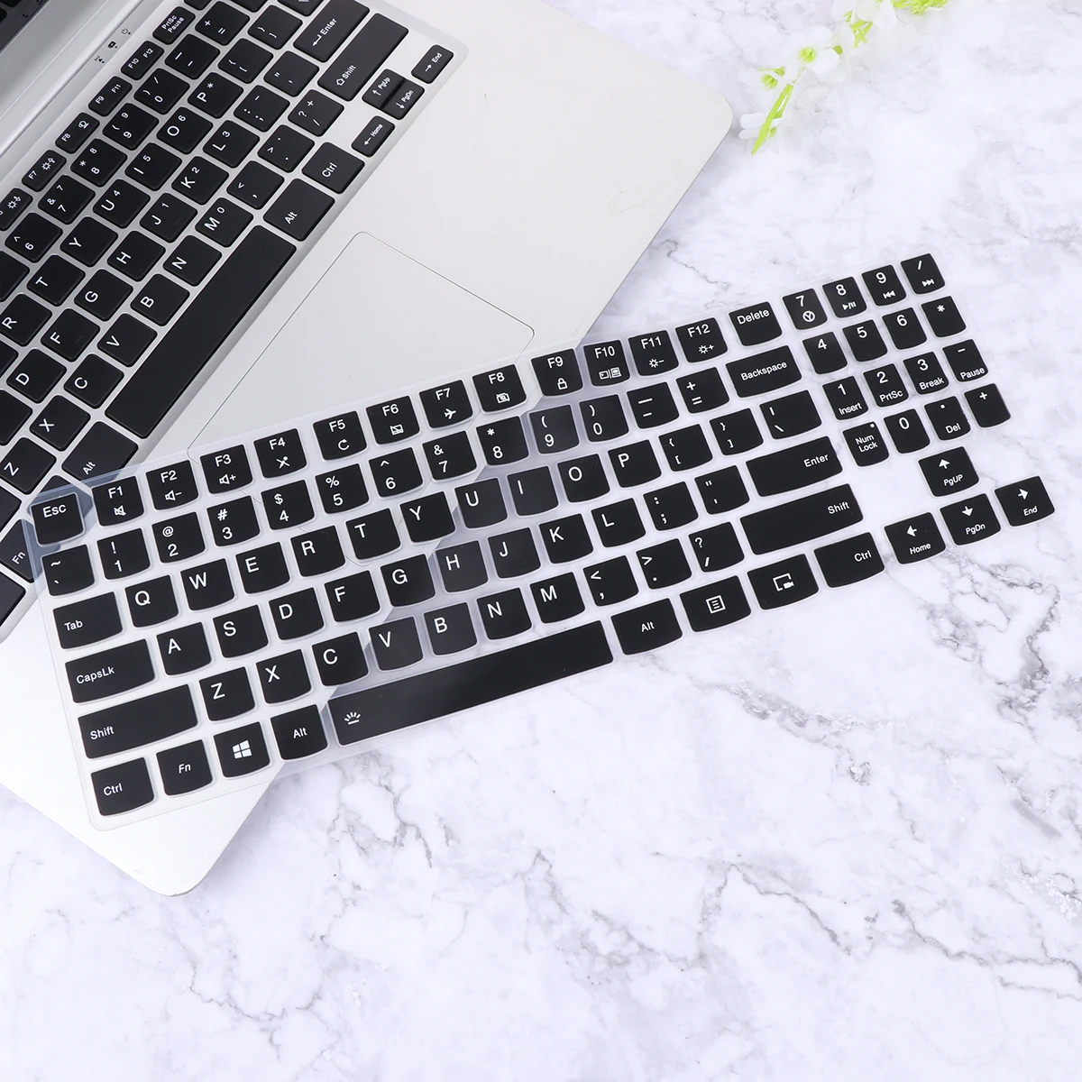 3pcs 15.6 Inches Keyboard Protector Silicone Keyboard Protective Cover Compatible for Laptop R720 (Black)
3pcs 15.6 Inches Keyboard Protector Silicone Keyboard Protective Cover Compatible for Laptop R720 (Black)