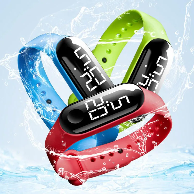 5 шт./компл. светодиодные детские часы для девочек и мальчиков, водонепроницаемые электронные браслеты, наручные часы, спортивные цифровые детские часы с сенсорным управлением
5 шт./компл. светодиодные детские часы для девочек и мальчиков, водонепроницаемые электронные браслеты, наручные часы, спортивные цифровые детские часы с сенсорным управлением
