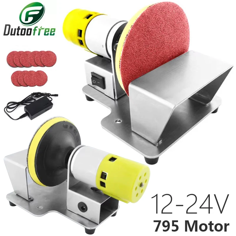 12V-24V Multifunctional Small Electric Sanding Disc Grinder Belt Machine DIY Polishing Grinder Tool Sharpener SandpaperMachine
12V-24V Multifunctional Small Electric Sanding Disc Grinder Belt Machine DIY Polishing Grinder Tool Sharpener SandpaperMachine