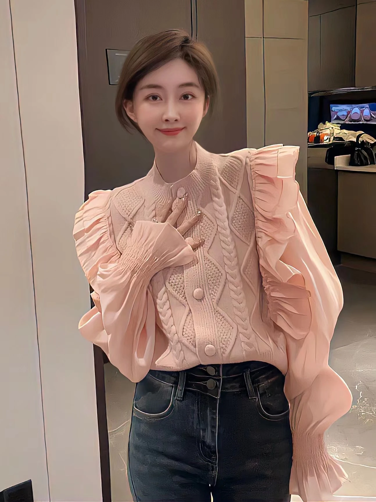 2024 Women Spring Autumn Fashion Long Sleeve Knitted Coat Female Loose Cardigan Jackets Ladies O-neck Sweater Outerwear Z265
2024 Women Spring Autumn Fashion Long Sleeve Knitted Coat Female Loose Cardigan Jackets Ladies O-neck Sweater Outerwear Z265