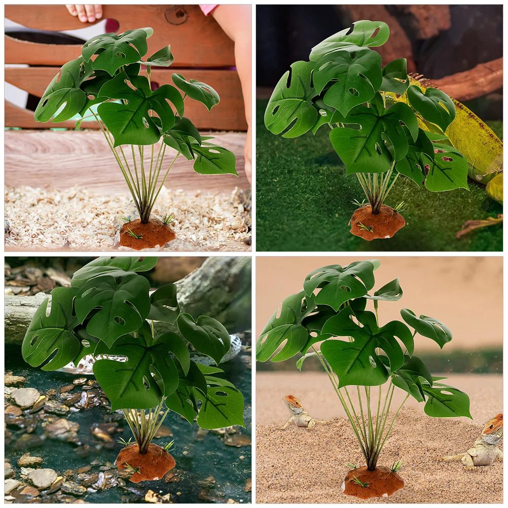 Decorative Plant Premium Simulated Reptile Terrarium Plants for Aquarium and Lizard Tank Landscape Fake Plant for Pet Habitat
Decorative Plant Premium Simulated Reptile Terrarium Plants for Aquarium and Lizard Tank Landscape Fake Plant for Pet Habitat