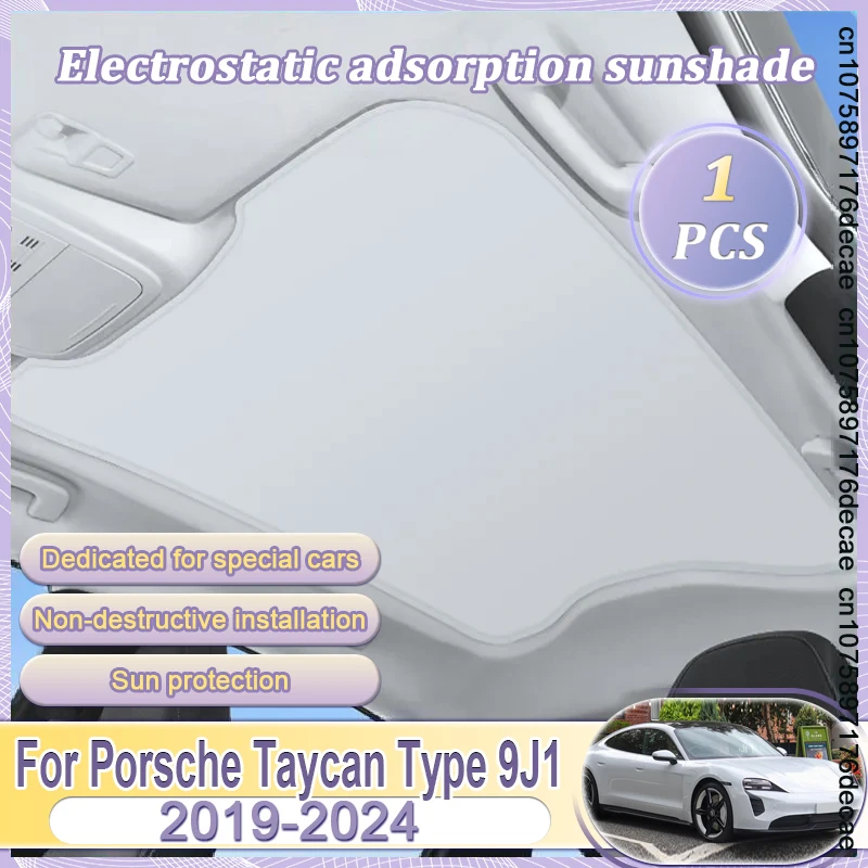 For Porsche Taycan Type 9J1 2019-2024 Car Roof Sunshade Electrostatic Adsorption Sunroof Sunshade Skylight Part Sun Protector
For Porsche Taycan Type 9J1 2019-2024 Car Roof Sunshade Electrostatic Adsorption Sunroof Sunshade Skylight Part Sun Protector