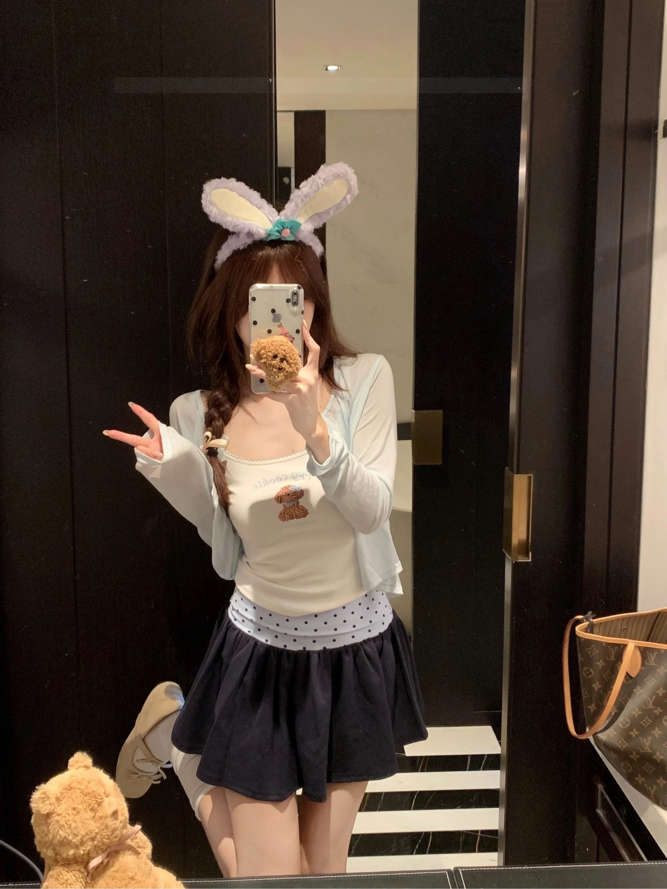 High Waist A-Line Skirt with Pleated Flounce Design Women's Fashion Korean Style Half Body Skirt for Young Girls
High Waist A-Line Skirt with Pleated Flounce Design Women's Fashion Korean Style Half Body Skirt for Young Girls