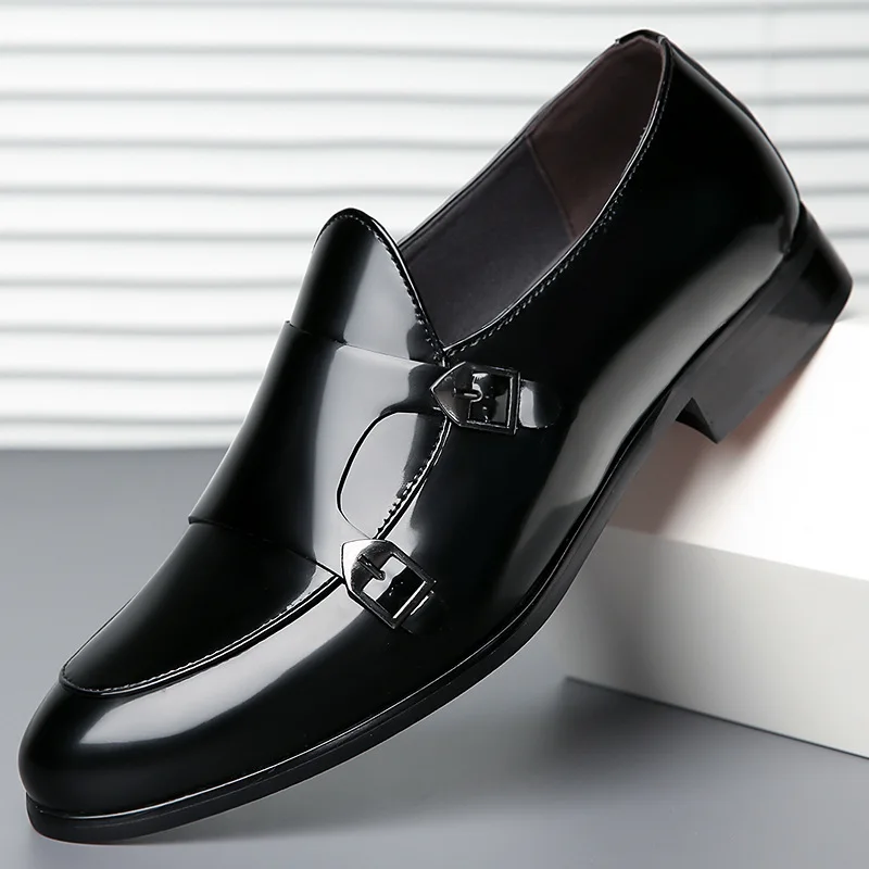 New Shoes for Men Leather Casual Dress Shoes Fashion Patent Leather Monk Shoes Cool Slip-on Loafers
New Shoes for Men Leather Casual Dress Shoes Fashion Patent Leather Monk Shoes Cool Slip-on Loafers