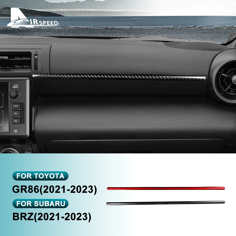 Real Hard Carbon Fiber Cover For Subaru BRZ Toyota GR86 2021 2022 2023 2024 Car RHD LHD Co-pilot Central Control Strip Sticker
Real Hard Carbon Fiber Cover For Subaru BRZ Toyota GR86 2021 2022 2023 2024 Car RHD LHD Co-pilot Central Control Strip Sticker
