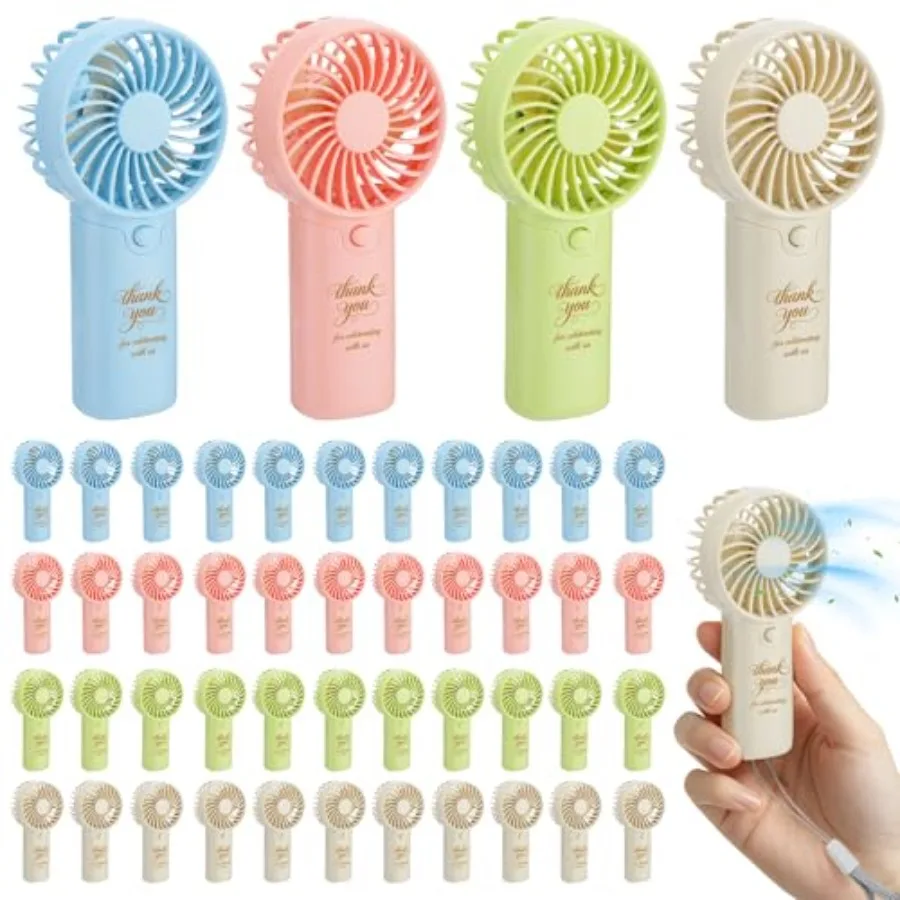 Wedding favors: colorful mini fans for guests, portable handheld battery-operated fans in assorted colors, ideal for bridal sho
Wedding favors: colorful mini fans for guests, portable handheld battery-operated fans in assorted colors, ideal for bridal sho
