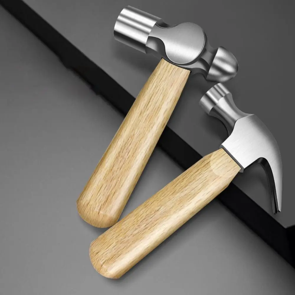 Durable Short Handle Fitter's Hammer Mini Solid Ball Peen Hammer High Carbon Steel Non-slip Claw Hammer Household
Durable Short Handle Fitter's Hammer Mini Solid Ball Peen Hammer High Carbon Steel Non-slip Claw Hammer Household