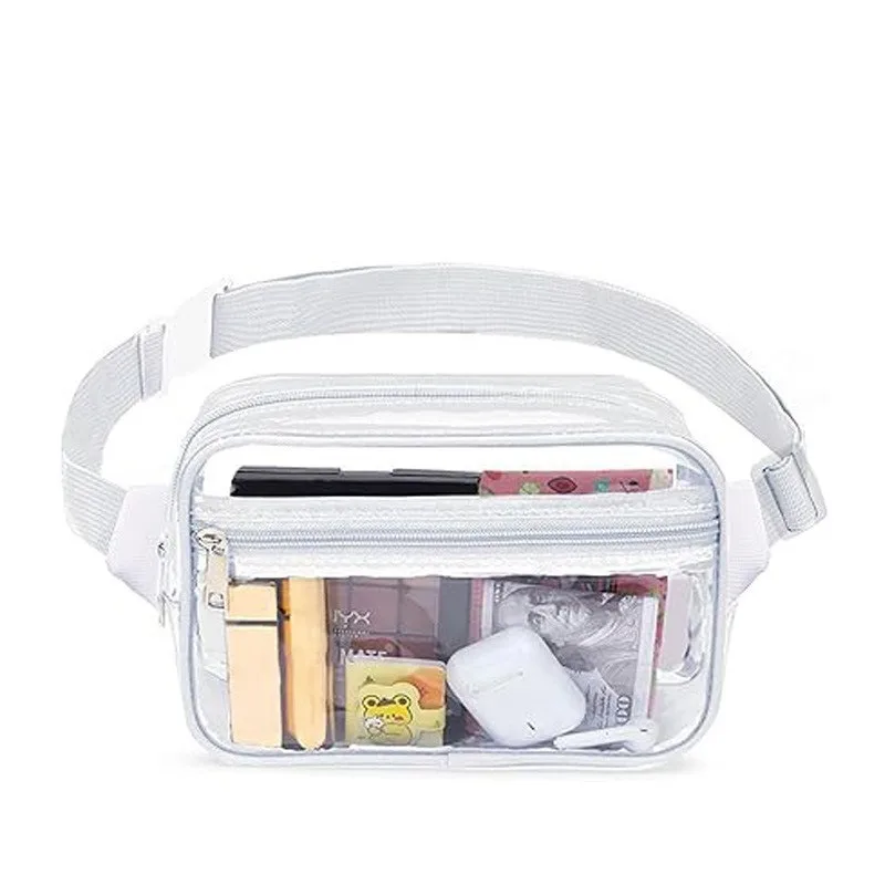 Hot-selling Transparent Fanny Pack Outdoor Sports Adjustable Fanny Pack Running and Riding Visual Portable Storage Change Bag
Hot-selling Transparent Fanny Pack Outdoor Sports Adjustable Fanny Pack Running and Riding Visual Portable Storage Change Bag