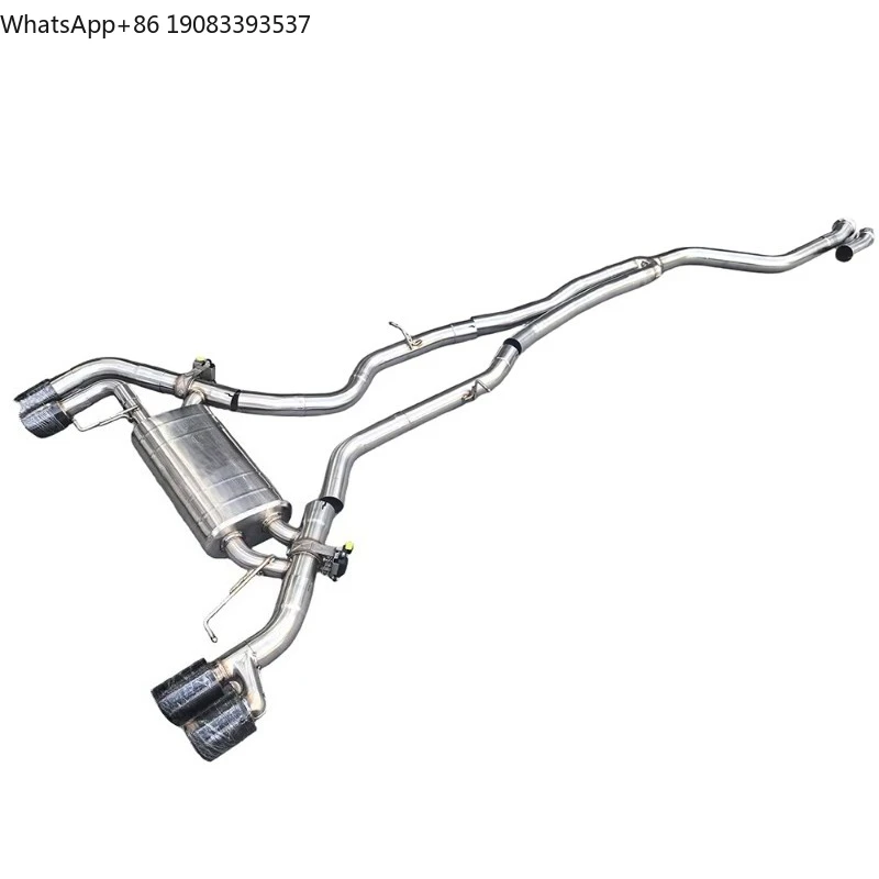 Exhaust for Bmw G01 G02 X3 X4 M40i B58 3.0t Ss304 Muffler Valved Catback Exhaust Tips with Remote Control Valve
Exhaust for Bmw G01 G02 X3 X4 M40i B58 3.0t Ss304 Muffler Valved Catback Exhaust Tips with Remote Control Valve