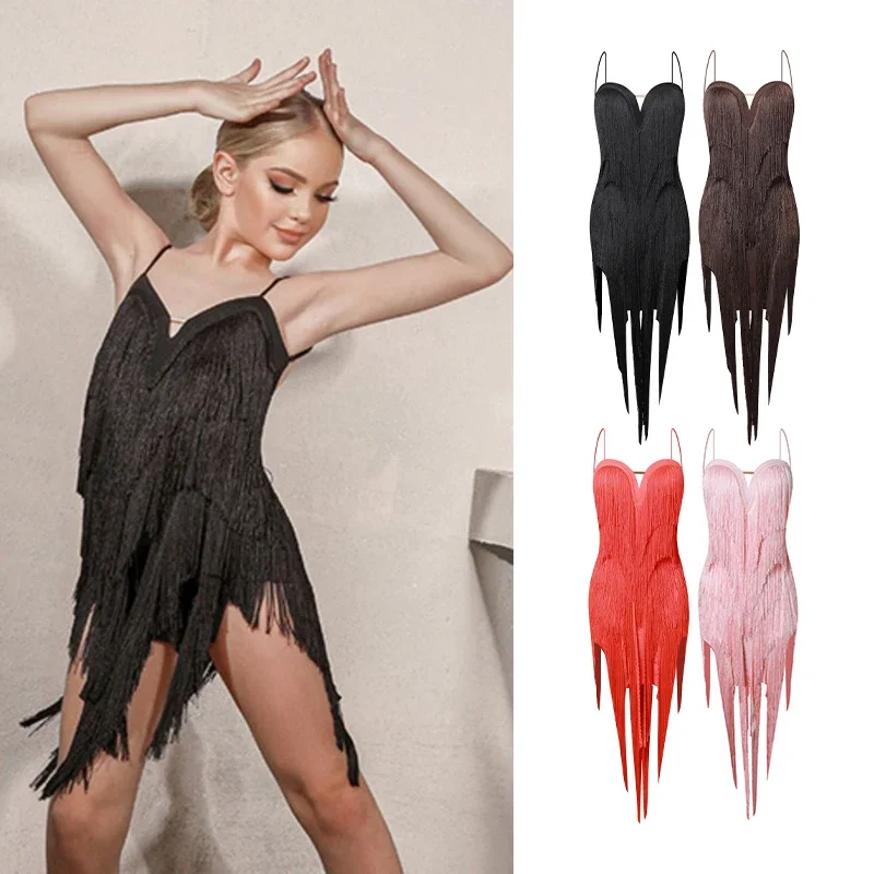 2022 Girls Latin Dance Dress Irregular Tassels Latin Competition Dress Fringe Cha Cha Samba Rumba Performance Costume DNV16173
2022 Girls Latin Dance Dress Irregular Tassels Latin Competition Dress Fringe Cha Cha Samba Rumba Performance Costume DNV16173