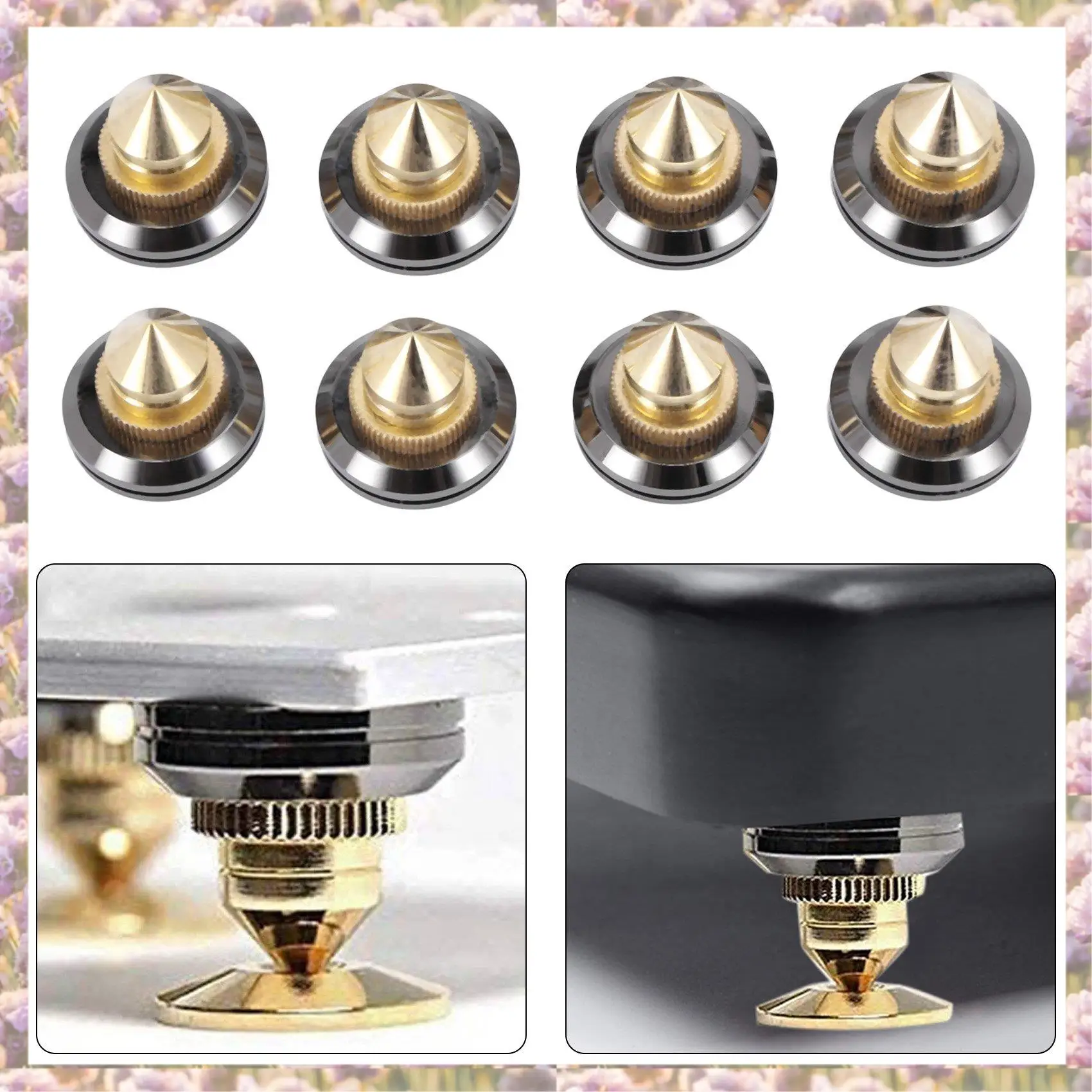 L72A-8 комплект позолоченных шипов для динамиков, подставки для динамиков, CD-аудио сабвуфер, усилитель, изолирующие ножки для проигрывателя
L72A-8 комплект позолоченных шипов для динамиков, подставки для динамиков, CD-аудио сабвуфер, усилитель, изолирующие ножки для проигрывателя