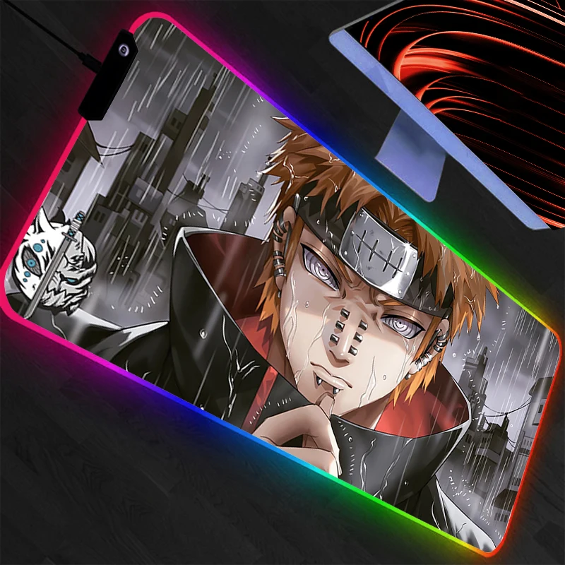 Игровой коврик для мыши RGB NARUTO с подсветкой, XXL, для клавиатуры, светодиодный, настольный, резиновый, Tapis Souris, анимационный
Игровой коврик для мыши RGB NARUTO с подсветкой, XXL, для клавиатуры, светодиодный, настольный, резиновый, Tapis Souris, анимационный