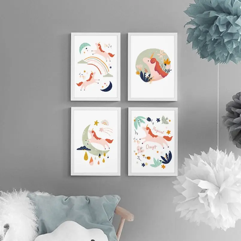 Girl Bedroom Wall Art Cartoon Unicorn Nursery Canvas Painting Nordic Posters And Prints Wall Pictures Baby Kids Room Home Decor
Girl Bedroom Wall Art Cartoon Unicorn Nursery Canvas Painting Nordic Posters And Prints Wall Pictures Baby Kids Room Home Decor