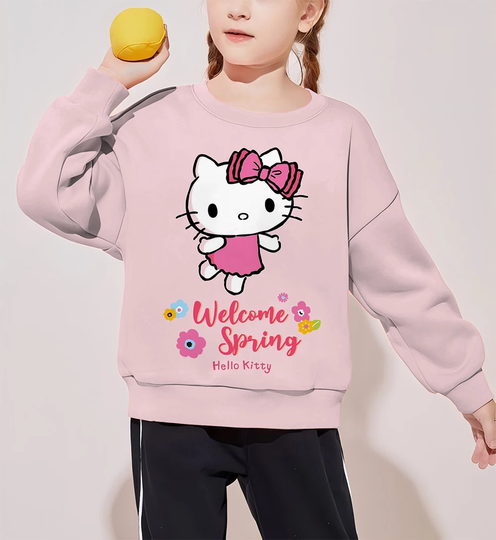 2024 new Hello Kitty print girls baby sweet cute round neck pullover spring and autumn sweater fashionable and comfortable top
2024 new Hello Kitty print girls baby sweet cute round neck pullover spring and autumn sweater fashionable and comfortable top
