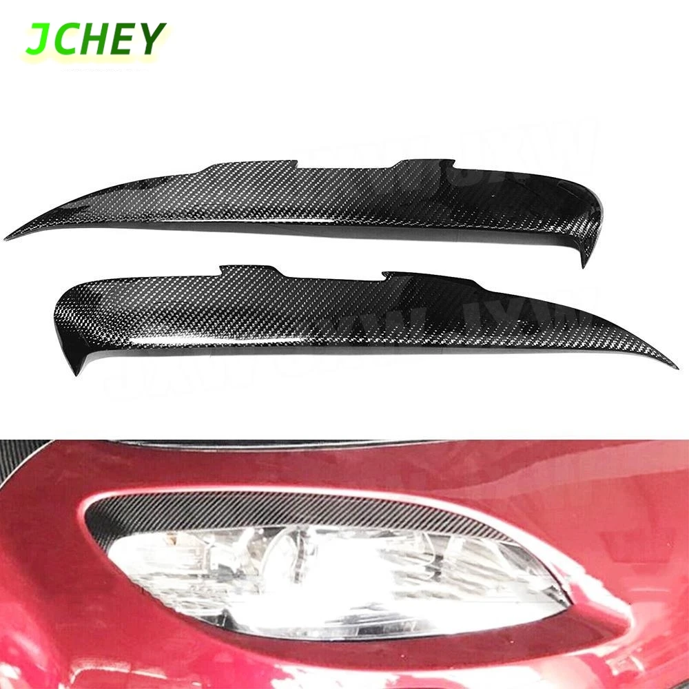 JCHEY Carbon Fiber Car Front Foglamp Eyelid Eyebrow Trims for Mazda MX-5 MX5 Miata 2009-2012 Headlight Eyelid Eyebrow Body kits
JCHEY Carbon Fiber Car Front Foglamp Eyelid Eyebrow Trims for Mazda MX-5 MX5 Miata 2009-2012 Headlight Eyelid Eyebrow Body kits