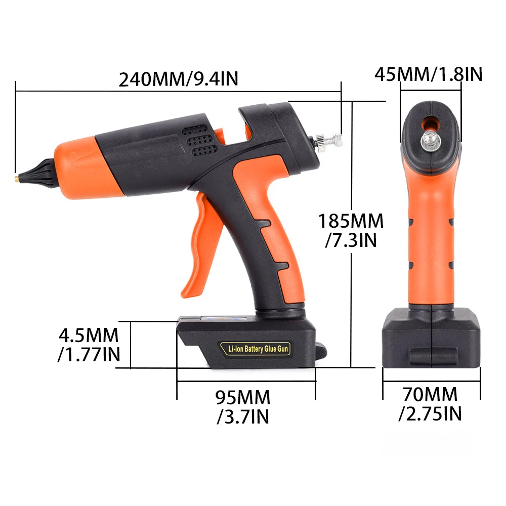 Hot Melt Glue Gun 100W Industrial Guns Household Heat Temperature Thermo Electric Repair DIY Heat Tool
Hot Melt Glue Gun 100W Industrial Guns Household Heat Temperature Thermo Electric Repair DIY Heat Tool