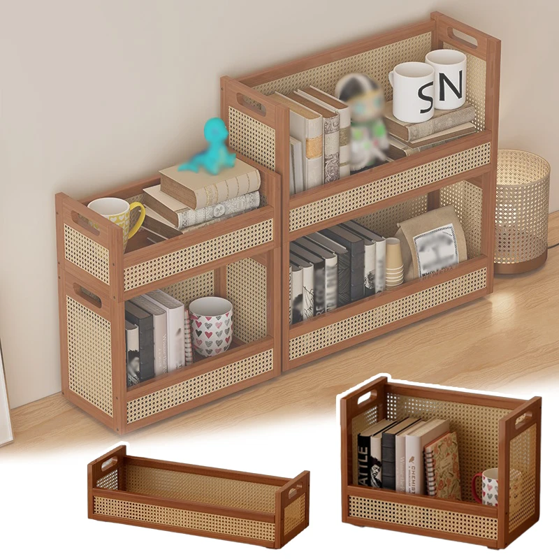 Eco Friendly Bamboo Rattan Shelf Vintage Style Modular Stackable Storage Organizer for Books Cups Living Room Bedroom Office
Eco Friendly Bamboo Rattan Shelf Vintage Style Modular Stackable Storage Organizer for Books Cups Living Room Bedroom Office