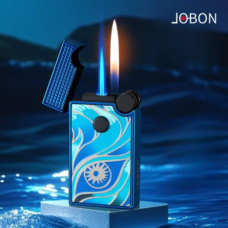 JOBON New Style Direct-jet Visible Transparent Gas Chamber Inflatable Lighter Windproof Men's Metal Cigarette Lighter Gift
JOBON New Style Direct-jet Visible Transparent Gas Chamber Inflatable Lighter Windproof Men's Metal Cigarette Lighter Gift