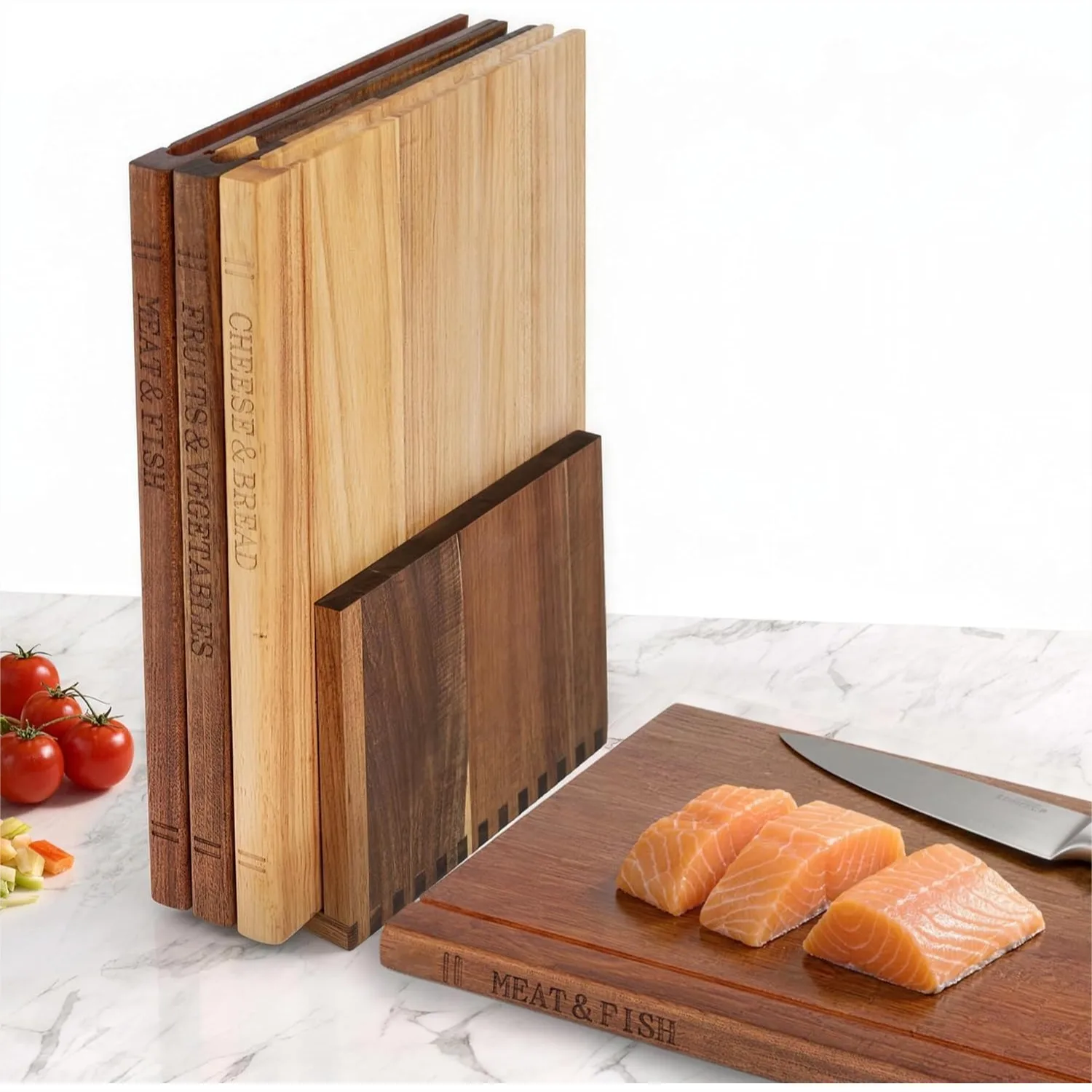 Book Cutting Board Set with Wooden Stand, 3pcs Chopping Boards for Vegetables Cheese Meat, Kitchen Decor Gift for Home Cooks
Book Cutting Board Set with Wooden Stand, 3pcs Chopping Boards for Vegetables Cheese Meat, Kitchen Decor Gift for Home Cooks