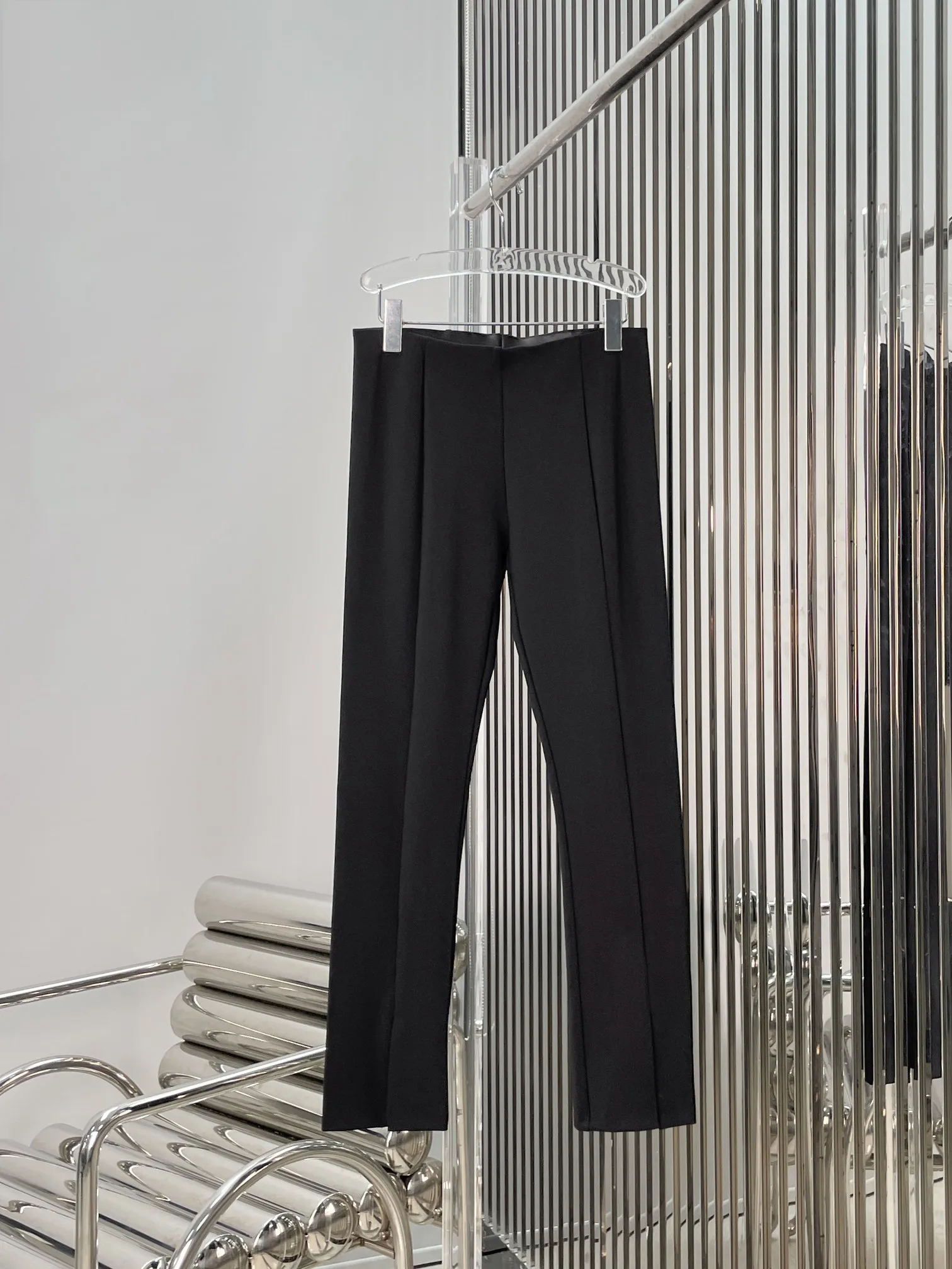 Fashionable High Waist Split Nine Points Pants Women's Elegant Simple Daily Commuting Polyester Fiber Straight Leg Trousers
Fashionable High Waist Split Nine Points Pants Women's Elegant Simple Daily Commuting Polyester Fiber Straight Leg Trousers