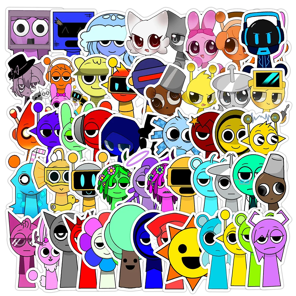 10/30/50pcs Cute Cartoon Incredibox Sprunki Stickers Funny Anime Game Decals DIY Skateboard Phone Laptop Bike Decoration Sticker
10/30/50pcs Cute Cartoon Incredibox Sprunki Stickers Funny Anime Game Decals DIY Skateboard Phone Laptop Bike Decoration Sticker