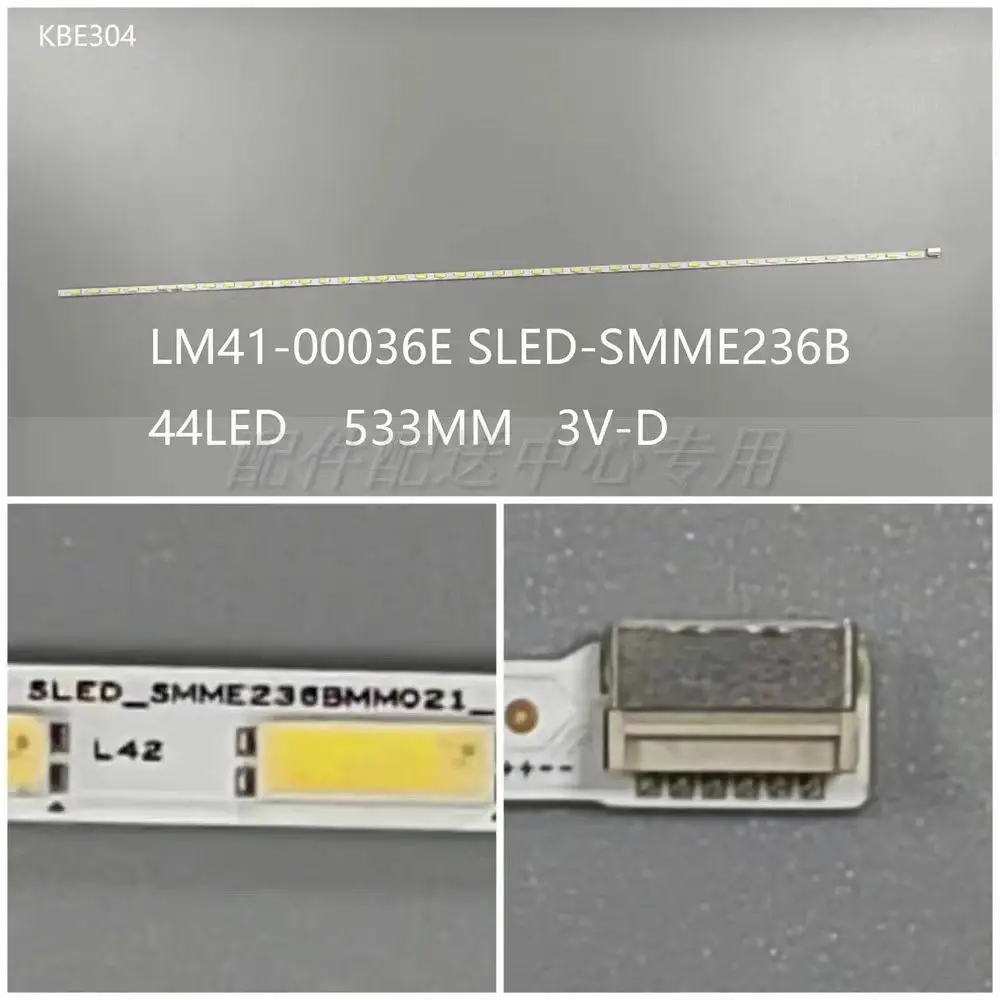 535mm LED Backlight strip 44 lamp For 23.6" LCD TV SMME236BMM021 LM41-00036E TDF-23E81A LE24AW-D HM236WU1-300 aoce 2450swda
535mm LED Backlight strip 44 lamp For 23.6" LCD TV SMME236BMM021 LM41-00036E TDF-23E81A LE24AW-D HM236WU1-300 aoce 2450swda
