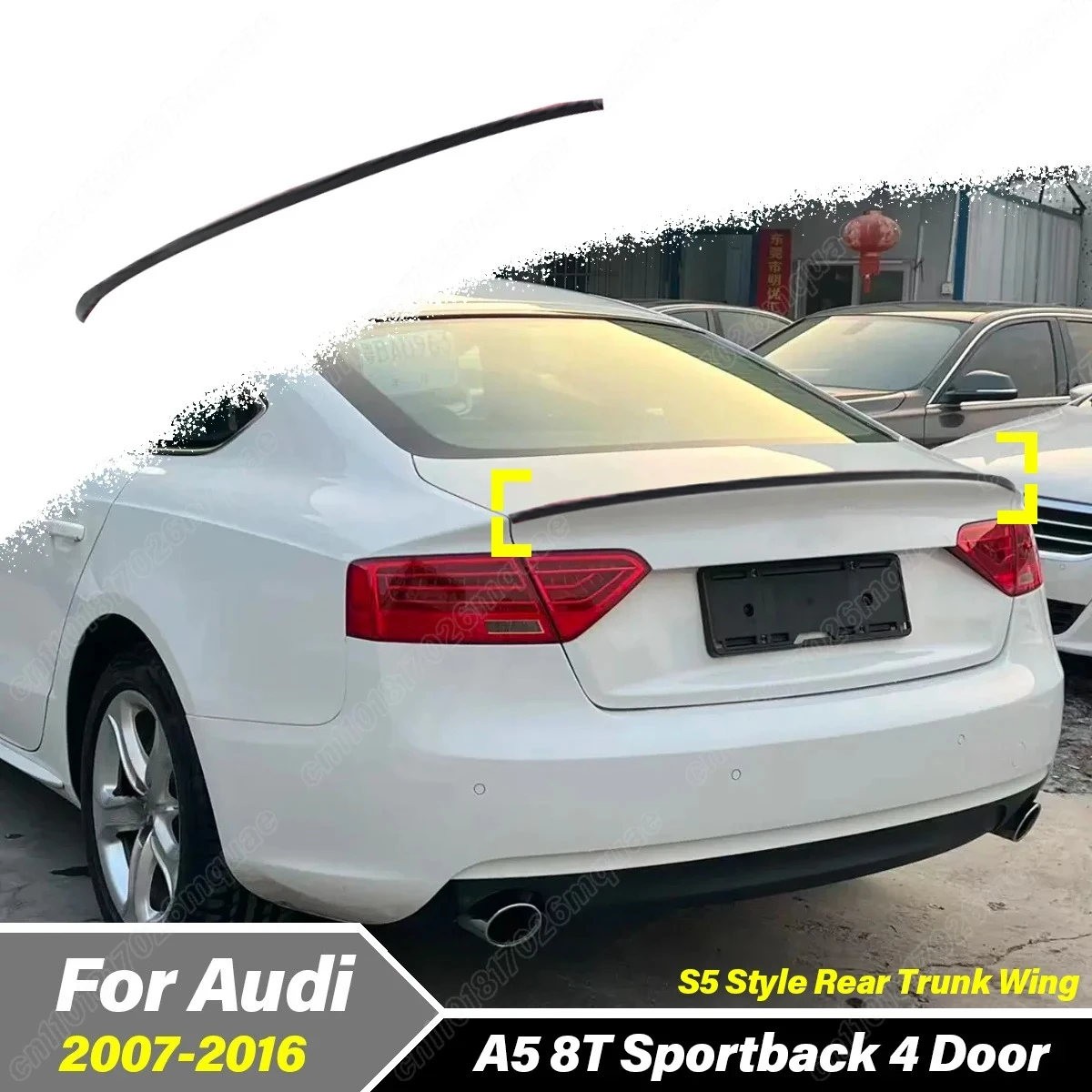 For Audi A5 8T Sportback Four Doors 2007 2008 2009 2010 2011 2012 2013 2014 2015 2016 Car Rear Trunk Spoiler Board Accessories
For Audi A5 8T Sportback Four Doors 2007 2008 2009 2010 2011 2012 2013 2014 2015 2016 Car Rear Trunk Spoiler Board Accessories