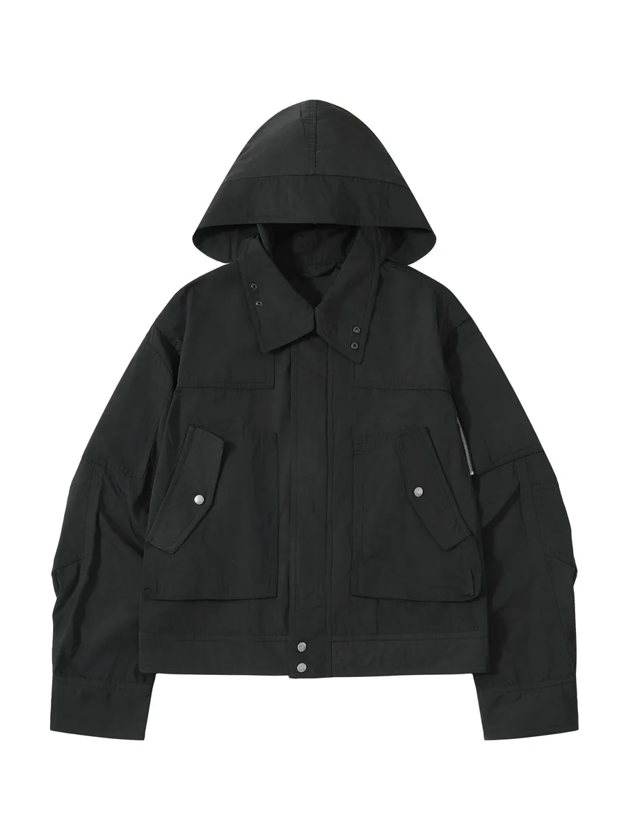 DVN Waterproof Coated Zip Hooded Jacket 25ss
DVN Waterproof Coated Zip Hooded Jacket 25ss