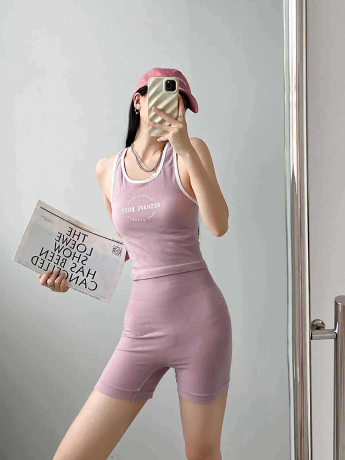 Casual Sportswear Set Women Summer Faionable Fitn Running Yoga Vest orts Two Piece Set Breathable Cotton Polyester Blend
Casual Sportswear Set Women Summer Faionable Fitn Running Yoga Vest orts Two Piece Set Breathable Cotton Polyester Blend