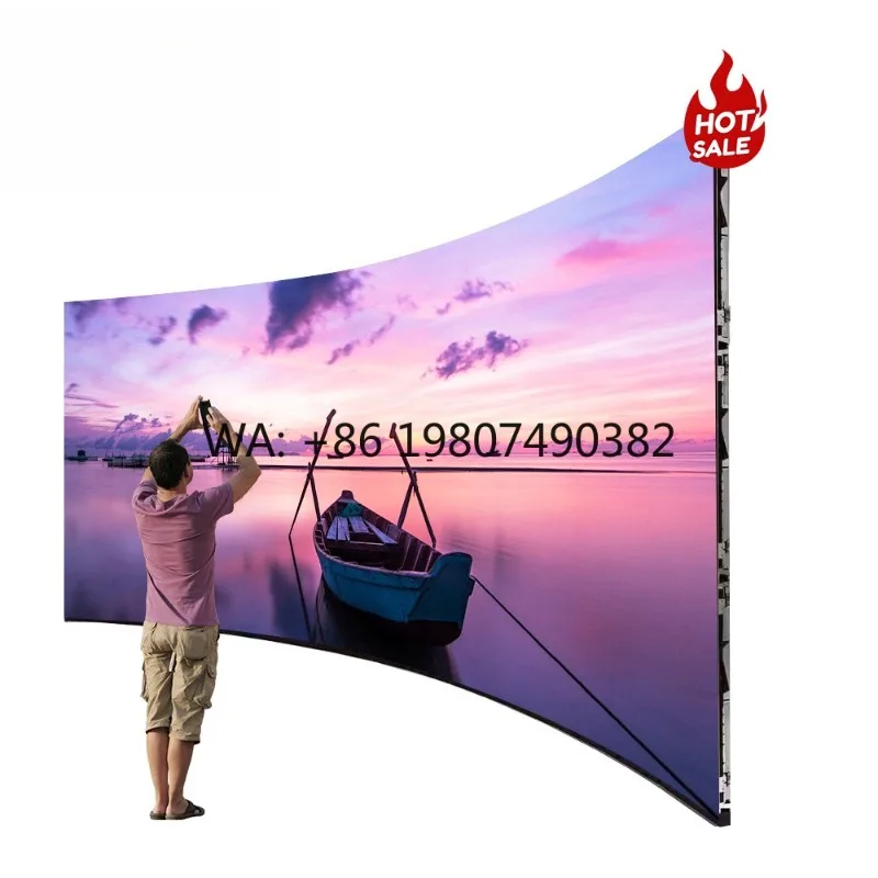 P1.2 P1.5 P1.9 P2 P3 Quick Install Curved LED Screen 6x3m Stage Backdrop Video Wall Panel For Commercial Event Rental Display
P1.2 P1.5 P1.9 P2 P3 Quick Install Curved LED Screen 6x3m Stage Backdrop Video Wall Panel For Commercial Event Rental Display