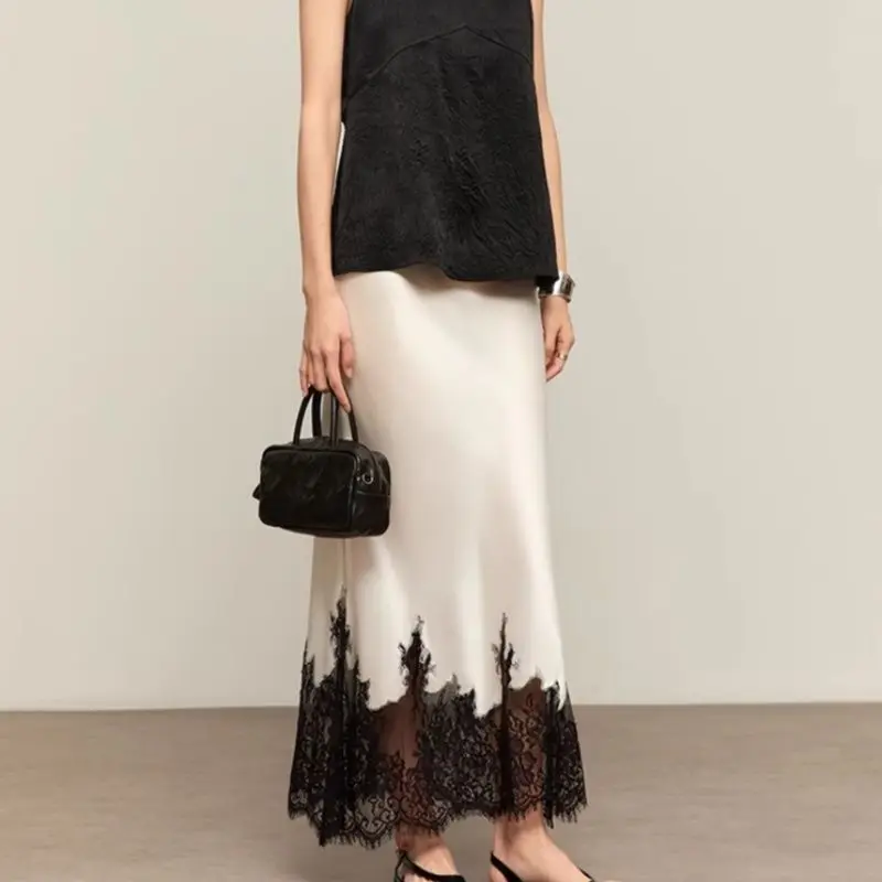 Plus Size White Skirt Women French Style Lace Trim A Line Midi Elegant Flowy Slimming Summer Mysterious Curvy Flattering Bottom
Plus Size White Skirt Women French Style Lace Trim A Line Midi Elegant Flowy Slimming Summer Mysterious Curvy Flattering Bottom