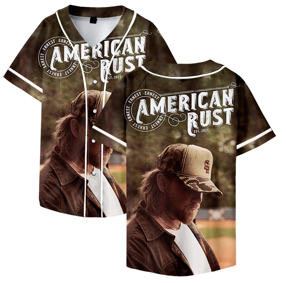 ERNEST Merch Baseball Jersey V-Neck Shirt Short Sleeve Women Men Streetwear Clothes
ERNEST Merch Baseball Jersey V-Neck Shirt Short Sleeve Women Men Streetwear Clothes