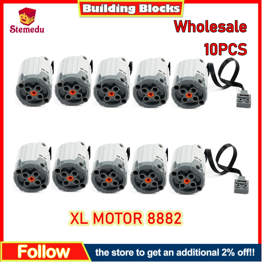 10 шт. MOC Power Functions XL Motor Building Blocks 8882 Большой мотор Техническая серия Запчасти оптом
10 шт. MOC Power Functions XL Motor Building Blocks 8882 Большой мотор Техническая серия Запчасти оптом