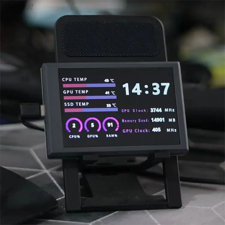 Computer Secondary screen Portable secondary screen 3.5-inch LCD computer monitoring USB secondary screen Desktop computer large
Computer Secondary screen Portable secondary screen 3.5-inch LCD computer monitoring USB secondary screen Desktop computer large