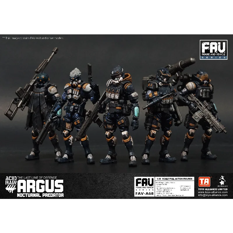 In Stock Acid Rain War 1/18 FAV-A66 Jing A67 Steele A68 Argos Bucks Squad Collection Gift
In Stock Acid Rain War 1/18 FAV-A66 Jing A67 Steele A68 Argos Bucks Squad Collection Gift