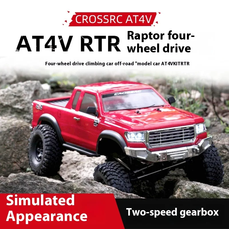 CROSSRC AT4V RTR 1/10 Fierceness полноприводный пульт дистанционного управления RC альпинистский автомобиль внедорожный двухскоростной дифференциал игрушка
CROSSRC AT4V RTR 1/10 Fierceness полноприводный пульт дистанционного управления RC альпинистский автомобиль внедорожный двухскоростной дифференциал игрушка