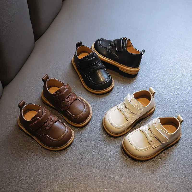 Newborn Baby Shoes Classic British Style Leather Shoes Boy Shoes Multicolor Toddler Rubber Sole Anti-slip First Walkers Shoes
Newborn Baby Shoes Classic British Style Leather Shoes Boy Shoes Multicolor Toddler Rubber Sole Anti-slip First Walkers Shoes