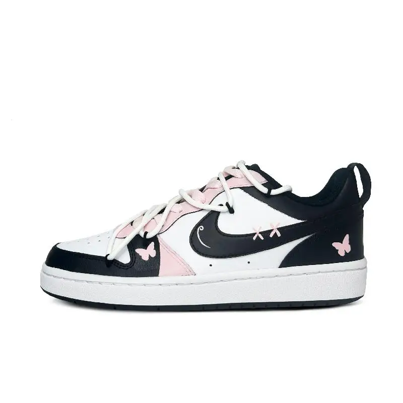 【Customize】Nike Court Borough Skateboarding Shoes Women's Low-top Pink Sneakers shoes BQ5448-115
【Customize】Nike Court Borough Skateboarding Shoes Women's Low-top Pink Sneakers shoes BQ5448-115